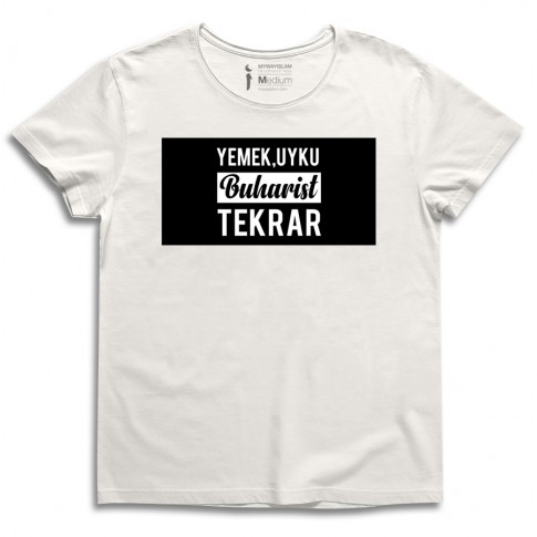 Yemek Uyku Buharist Beyaz