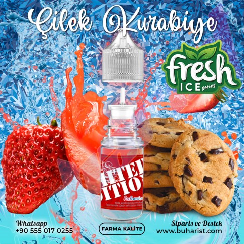 Çilek Kurabiye - 30 ML FRESH ICE