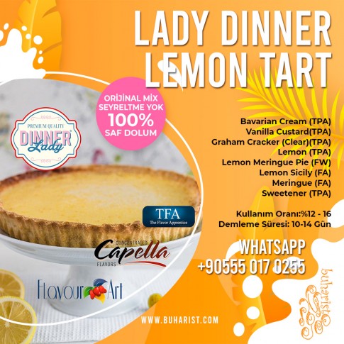 Lady Dinner - Lemon Tart Mix Aroma